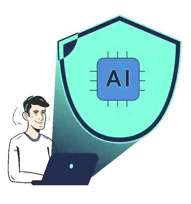 AI badge safe partner visual